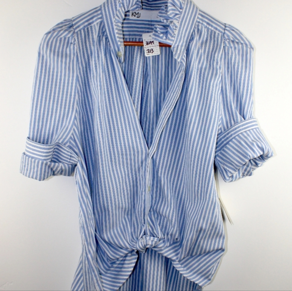 KMJ - Kayce Size Large (Blue Stripe)